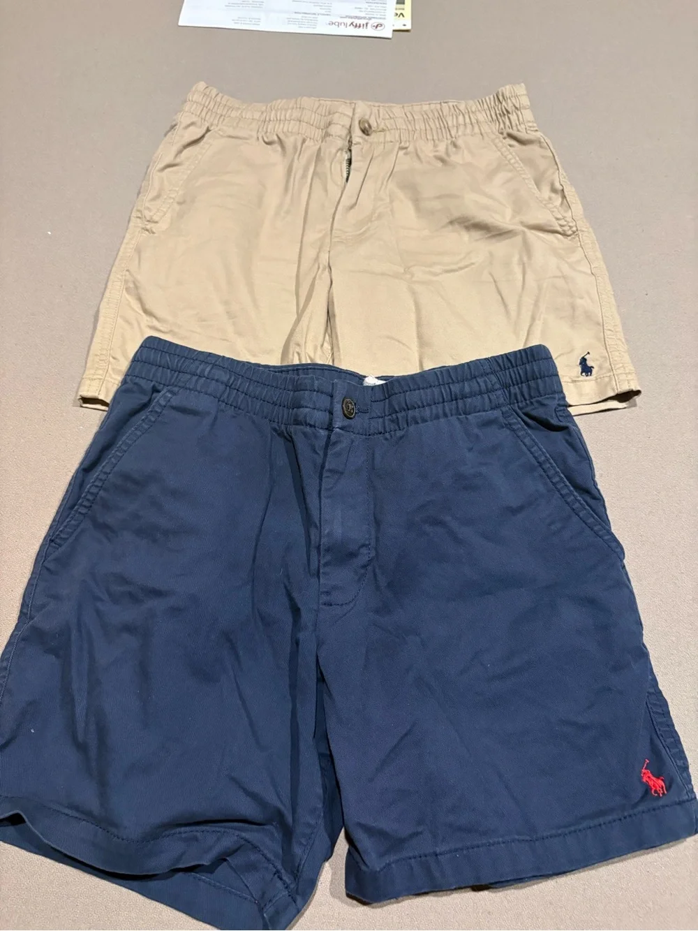 Polo Ralph Lauren pair elastic khaki